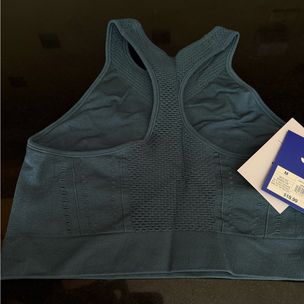 Target/Joy Lab Teal/Seaweed Seamless Racerback Sports Bra